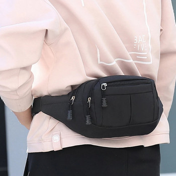 Модна мъжка, дамска чанта за кръста Ежедневна чанта за чанта за колан Голяма чанта за колан за телефон Платнена външна чанта за телефон за пътуване Чанти за ханш
