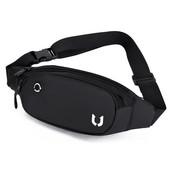 Férfi nylon fekete deréktáskák Fanny Pack Boy Drop Leg Bags Hip Bum Belt Bag Utazási Lovaglás Motoros cross body táska nőknek