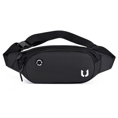 Férfi nylon fekete deréktáskák Fanny Pack Boy Drop Leg Bags Hip Bum Belt Bag Utazási Lovaglás Motoros cross body táska nőknek