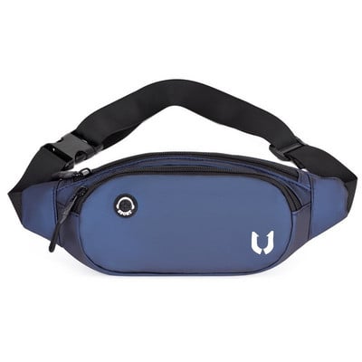 Férfi nylon fekete deréktáskák Fanny Pack Boy Drop Leg Bags Hip Bum Belt Bag Utazási Lovaglás Motoros cross body táska nőknek