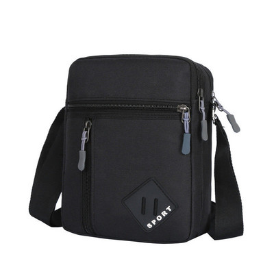 Messenger Bag Crossbody válltáska Kis heveder csomag Vízálló Oxford csomagok munkához Üzleti utazási táska pénztárca