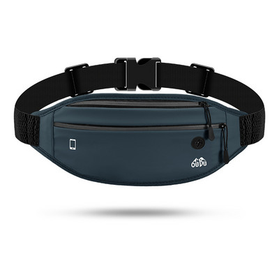 PU ādas ūdensnecaurlaidīga slēpta jostas soma tālrunim āra sporta skriešanas jostas soma ceļojumu uzglabāšanai Fanny komplektā