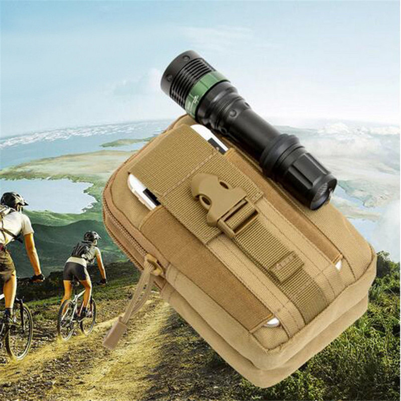 Kültéri taktikai deréktáska övtáska Camping katonai Molle tasak pénztárca Biztonsági és túlélési szerszámtáska Kiváló minőség