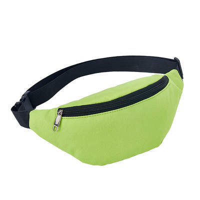 Új vászon deréktáska női öv divat vízálló mellkas kézitáska uniszex Fanny Pack női deréktáska hastáska pénztárca