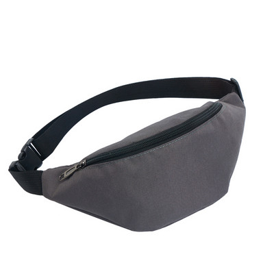 Új vászon deréktáska női öv divat vízálló mellkas kézitáska uniszex Fanny Pack női deréktáska hastáska pénztárca