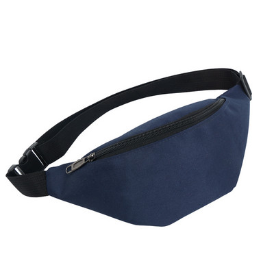Új vászon deréktáska női öv divat vízálló mellkas kézitáska uniszex Fanny Pack női deréktáska hastáska pénztárca