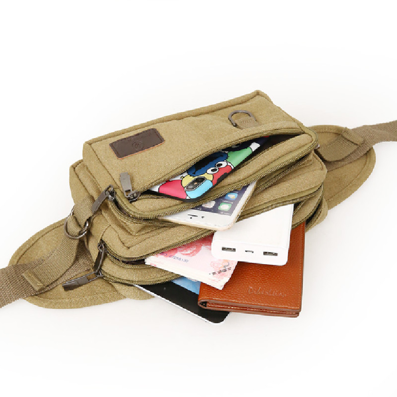 Μόδα ανδρική γυναικεία τσάντα μέσης Casual Pack Τσάντα μεγάλη τσάντα με ζώνη τηλεφώνου Τσάντα καμβάς υπαίθρια τσάντα τηλεφώνου ταξιδιού Μπανάνα τσάντες