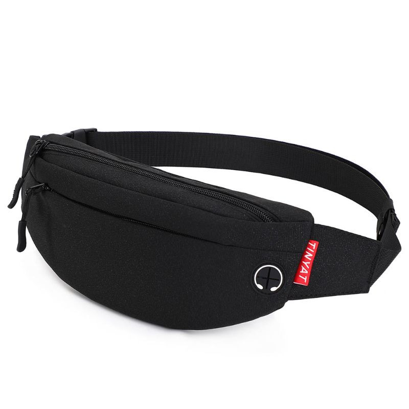 Modes vīriešu vidukļa soma Fanny Pack Pouch Sporta josta Gurnu krūtīs Crossbody plecu somiņa
