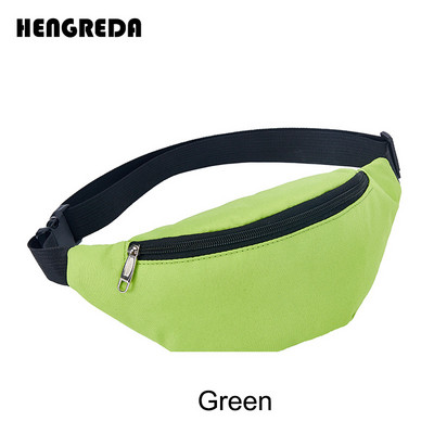 Naiste Fanny Pack 2018 Vöökott Rihmakott Hengreda reisiv puusa tasku 600D veekindel Festival Party Sling rinnakorv
