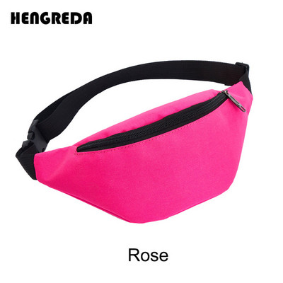 Naiste Fanny Pack 2018 Vöökott Rihmakott Hengreda reisiv puusa tasku 600D veekindel Festival Party Sling rinnakorv