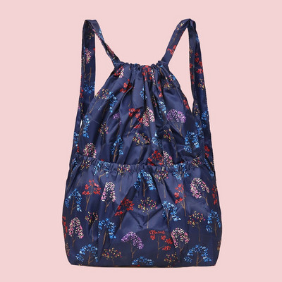 2022. gada modes vintage aukliņu mugursomas sievietēm, liela ietilpība, ziedu etniskā stila ūdensnecaurlaidīgas neilona mugursomas plecu mugursomas