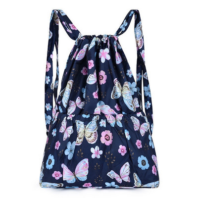 2022. gada modes vintage aukliņu mugursomas sievietēm, liela ietilpība, ziedu etniskā stila ūdensnecaurlaidīgas neilona mugursomas plecu mugursomas