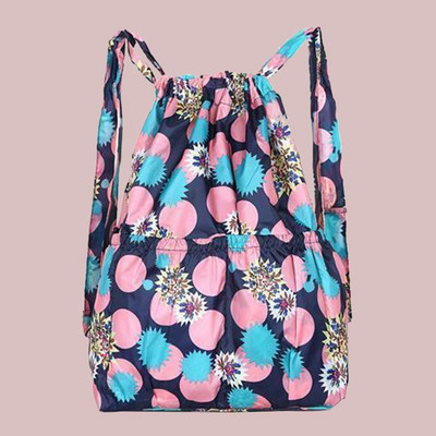 2022. gada modes vintage aukliņu mugursomas sievietēm, liela ietilpība, ziedu etniskā stila ūdensnecaurlaidīgas neilona mugursomas plecu mugursomas