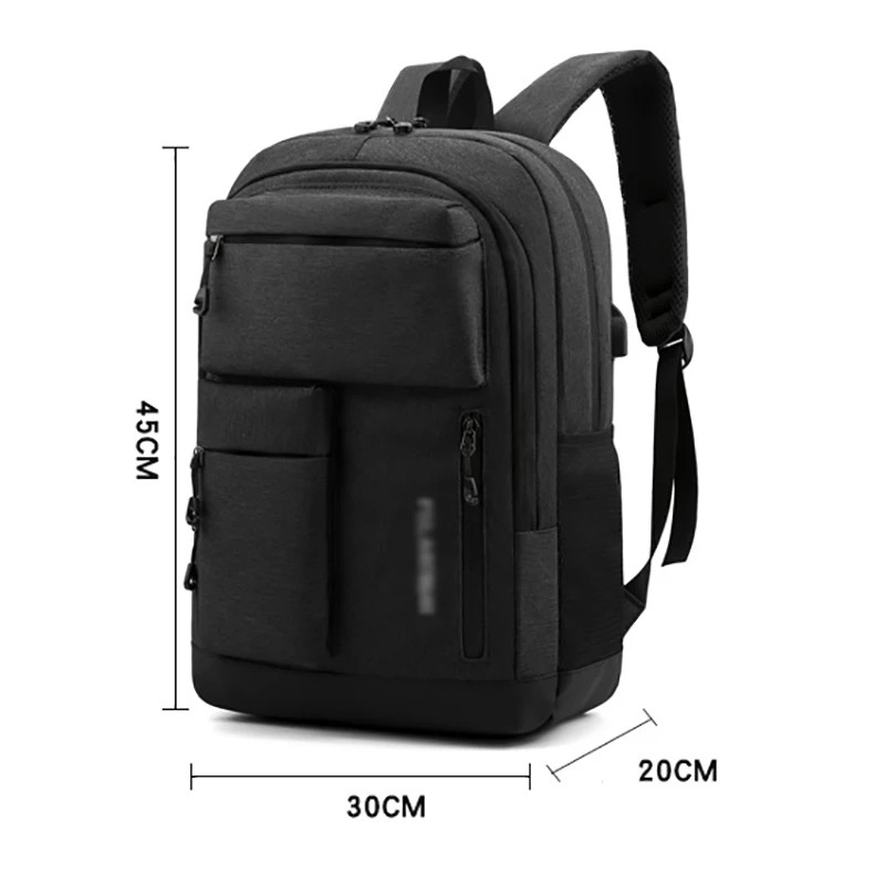 Férfi laptop USB töltő hátizsák iskolatáska hátizsák többfunkciós vízálló hátizsák utazási naptáskák férfi hátizsák Mochila