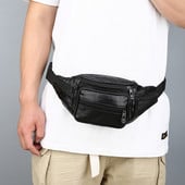 Férfi Fanny Pack Cross Body táska marhabőr női férfi derékcsomag Valódi bőr válltáskák, divatos puha táskák