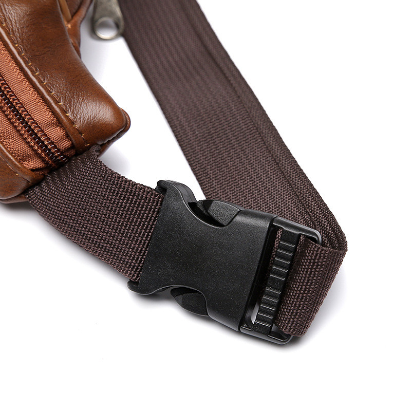 Férfi Fanny Pack Cross Body táska marhabőr női férfi derékcsomag Valódi bőr válltáskák, divatos puha táskák
