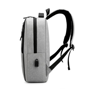 Αδιάβροχο Business 15 15,6 ιντσών Σακίδιο πλάτης φορητού υπολογιστή USB Σχολική τσάντα ταξιδιού για φορητό υπολογιστή Αντικλεπτικό Casual σακίδιο τσάντες ώμου mochila