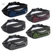 X7YA ūdensizturīgs sporta jostas jostas somiņa Fanny Pack skriešanas kempings pārgājieniem ar rāvējslēdzēju