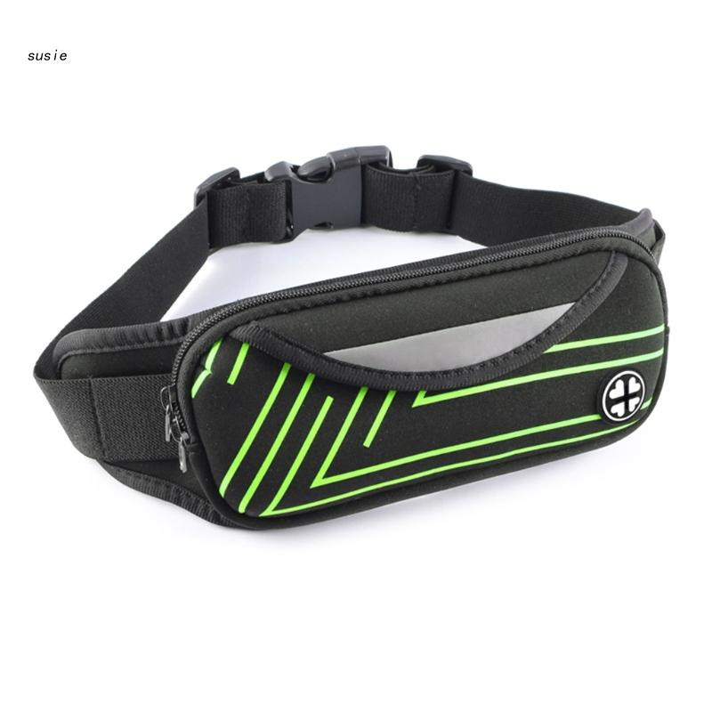 X7YA ūdensizturīgs sporta jostas jostas somiņa Fanny Pack skriešanas kempings pārgājieniem ar rāvējslēdzēju
