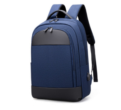 Oksfordas auduma mugursoma daudzfunkcionāla biznesa ūdensnecaurlaidīga soma klēpjdatoram, 15,6 collu USB uzlādes mugursoma skolas somas pret zādzībām