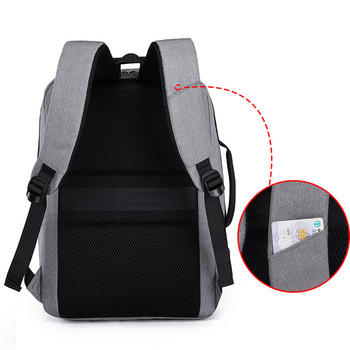 Business Ανδρικό σακίδιο πλάτης USB φόρτισης Laptop Backpack Anti Theft Travel Daypack Πολυλειτουργική σχολική τσάντα για φορητό υπολογιστή 15 6 ιντσών