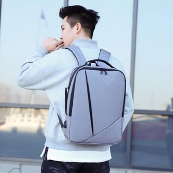 Business Ανδρικό σακίδιο πλάτης USB φόρτισης Laptop Backpack Anti Theft Travel Daypack Πολυλειτουργική σχολική τσάντα για φορητό υπολογιστή 15 6 ιντσών