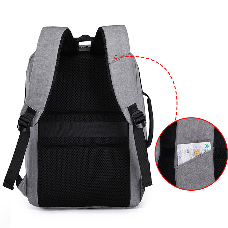 Üzleti férfi hátizsák USB töltő laptop hátizsák lopásgátló utazási utazótáska többfunkciós iskolatáska 15 6 hüvelykes laptophoz