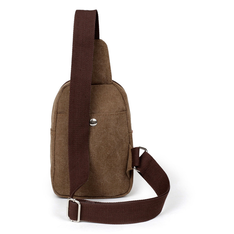 Krūšu soma Vīriešu plecu soma Audekla jostassoma Kurjersoma Crossbody Bag Regulējamas Kabatas Rokassomas 2019