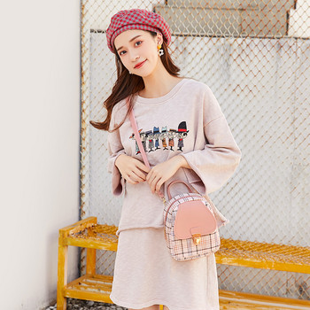 Μίνι σακίδιο πλάτης χιαστί τσάντα για έφηβη καρό γυναικεία τσάντα ώμου τηλεφώνου Κορεάτικο στυλ Νέο μοντέρνο θηλυκό 2023