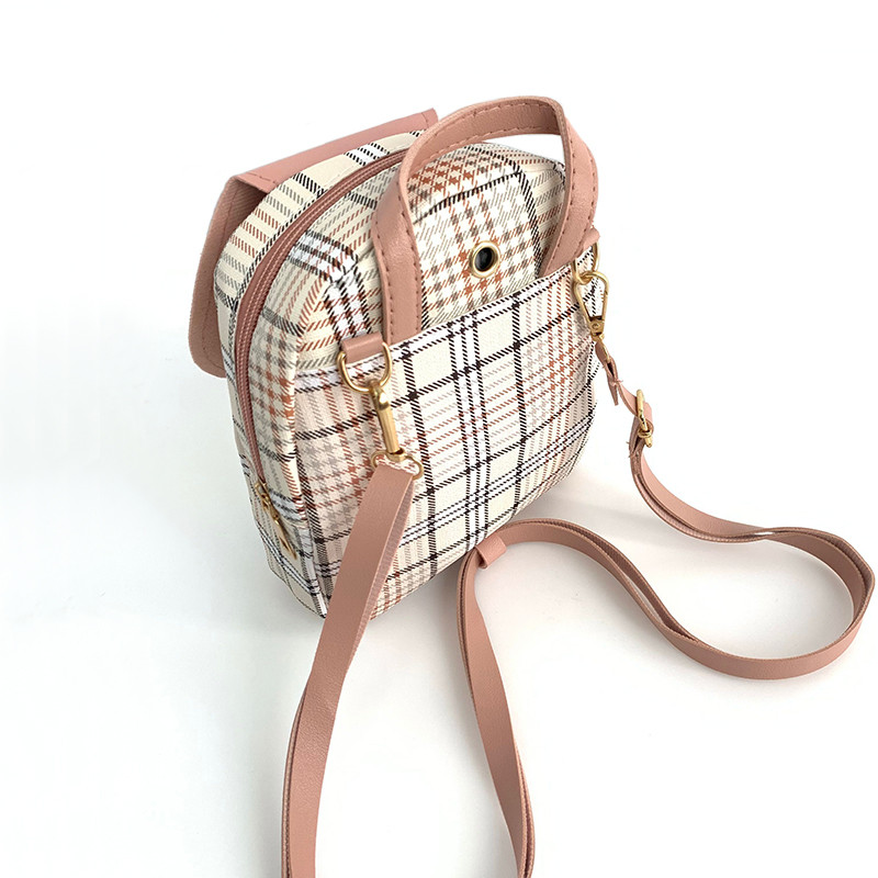 Mini seljakott Crossbody kott teismelisele tüdrukule, ruuduline naiste õlakott, Korea stiilis uus trendikas naine 2023