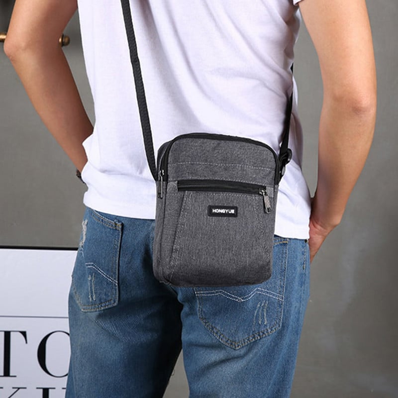 Ανδρική τσάντα Messenger Τσάντες ώμου Crossbody Τσάντα ταξιδιού Ανδρική τσάντα Μικρή σφεντόνα πακέτο για εργασία Ανδρική τσάντα για δουλειά
