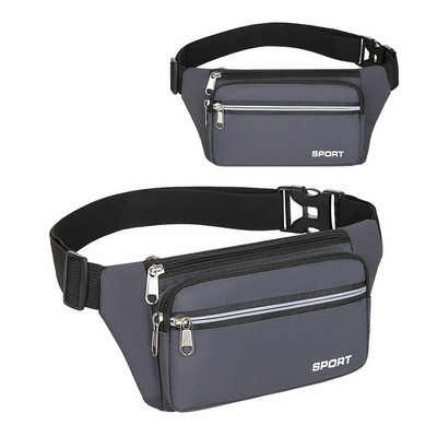 Geestock Genți de umăr pentru piept pentru bărbați, genți de nailon pentru talie, geanți, genți de curea ocazionale pentru femei, rucsac de călătorie pentru sporturi în aer liber