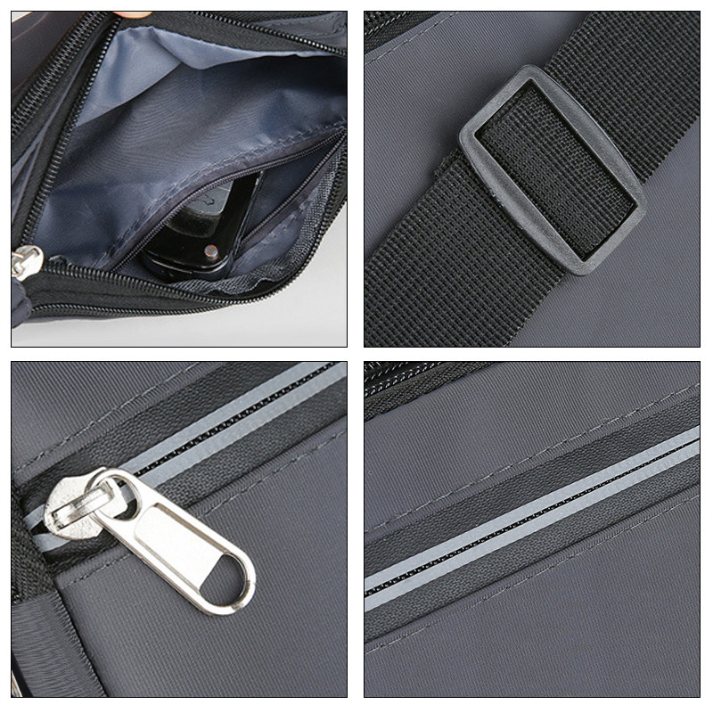 Geestock Genți de umăr pentru piept pentru bărbați, genți de nailon pentru talie, geanți, genți de curea ocazionale pentru femei, rucsac de călătorie pentru sporturi în aer liber