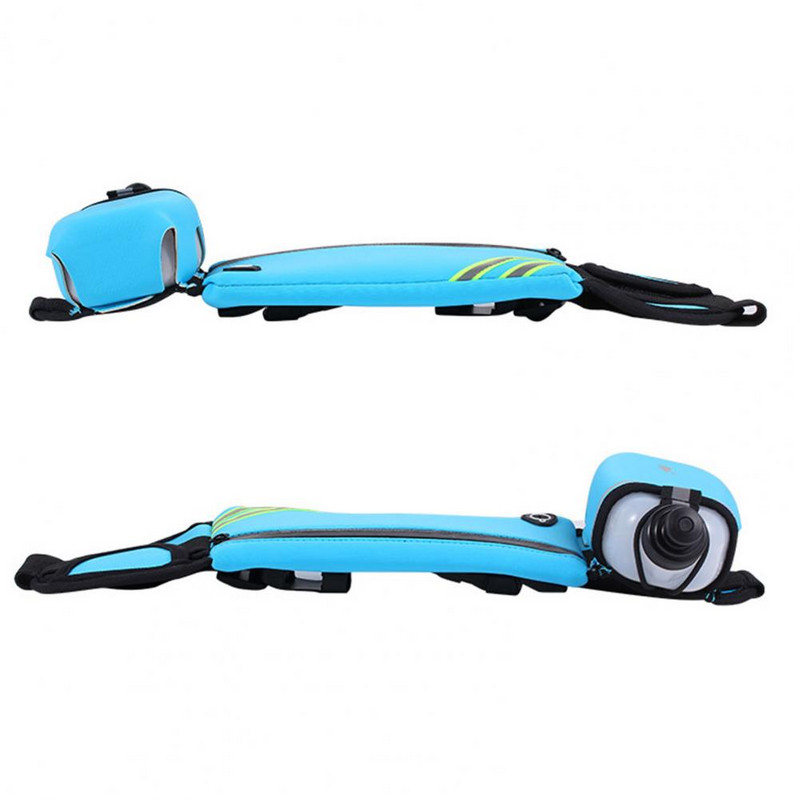 Futó deréktáska vizespalack zseb, rugalmas csat, fényvisszaverő férfi női sportöv, telefontáska, kültéri kellékek