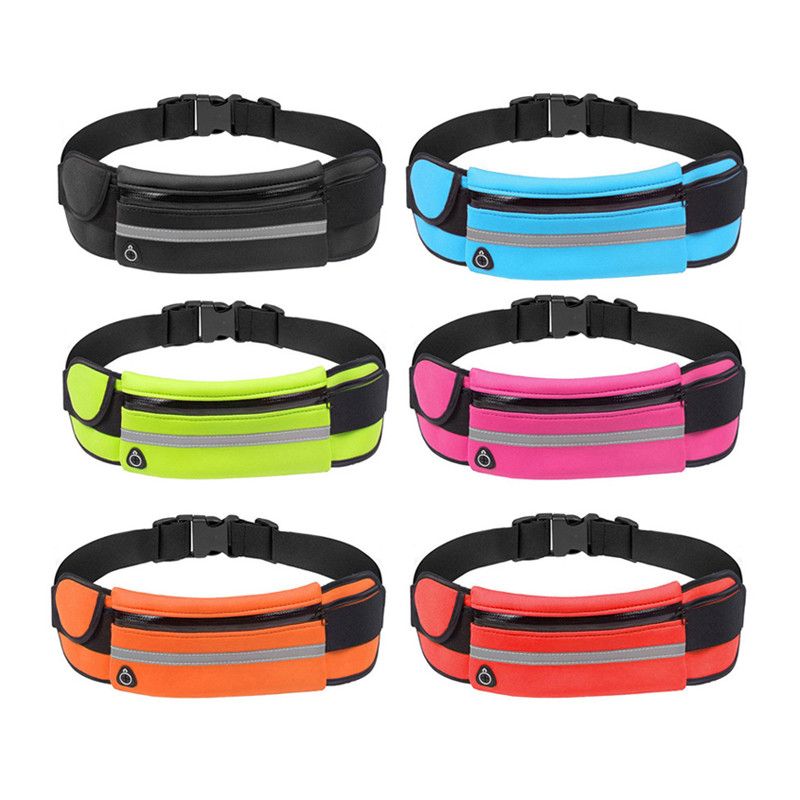 Vidukļa komplekti Skriešanas soma Āra sporta vidukļa soma vīriešiem Sievietēm pastaigu makšķerēšanas jostasvieta ar ūdens pudeli Mobilais tālrunis ūdensizturīgs