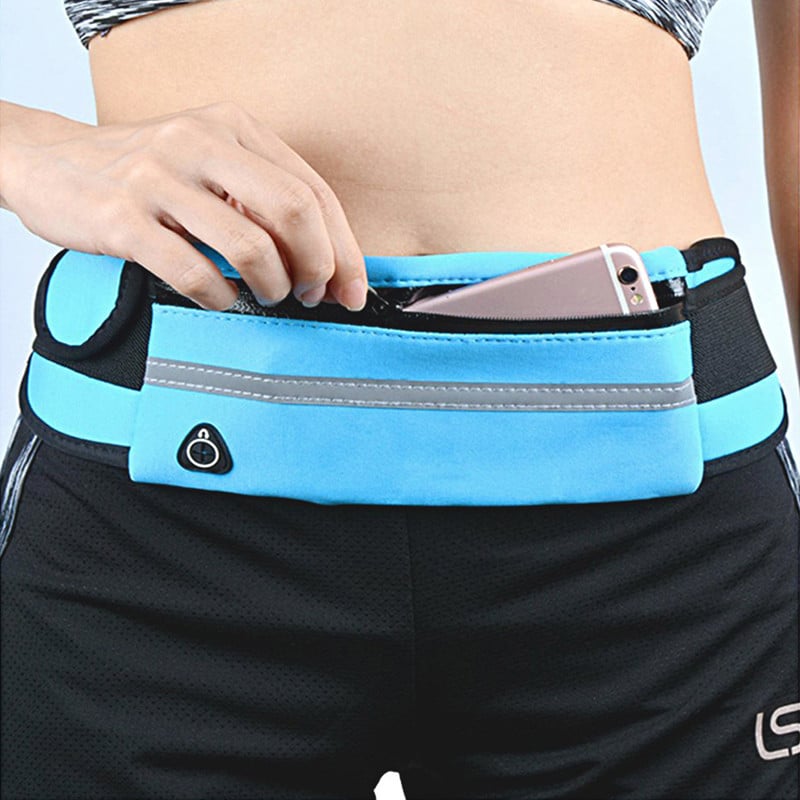 Vidukļa komplekti Skriešanas soma Āra sporta vidukļa soma vīriešiem Sievietēm pastaigu makšķerēšanas jostasvieta ar ūdens pudeli Mobilais tālrunis ūdensizturīgs