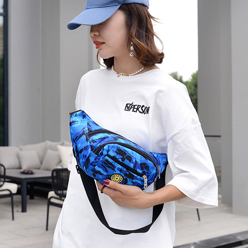 YoReAi 2021 Γυναικείες τσάντες μέσης καμουφλάζ υψηλής χωρητικότητας Fanny Pack Γυναικείο τρέξιμο αθλητική ζώνη Τσάντα ποδηλασίας στήθος Τηλεφωνική θήκη Ανδρική θήκη εξωτερικού χώρου