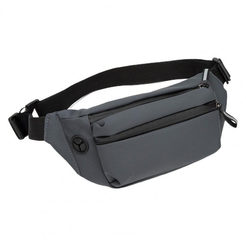 Vidukļa soma ar vairākām kabatām Ūdensnecaurlaidīga Oksfordas auduma ātri noņemama sprādze, regulējama vīriešu Fanny Pack Crossbody krūškurvja soma