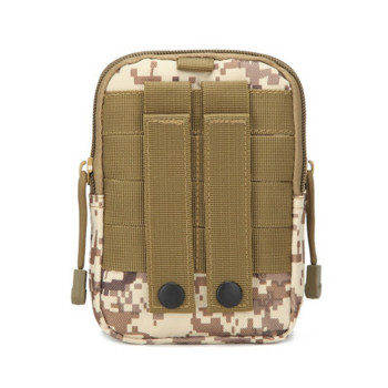 Άνδρες Tactical Molle Pouch Belt Pack Τσάντα μέσης Μικρή τσέπη Military Waist Pack Τσάντα για τρέξιμο Τσάντες ταξιδιού για κάμπινγκ Μαλακή πλάτη