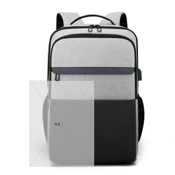 15,6-инчова мъжка раница Многофункционална водоустойчива чанта USB бизнес раница за лаптоп Раница с голям капацитет Ученически чанти Mochila