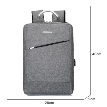 Επαγγελματικό σακίδιο πλάτης για άνδρες Πολυλειτουργική αδιάβροχη τσάντα USB Θύρα φόρτισης Laptop Σακίδιο πλάτης Μεγάλης χωρητικότητας Casual Backbag mochila