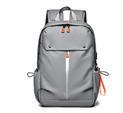 Férfi hátizsák USB töltőtáska vízálló PU bőr laptop hátizsák Mochila férfi üzleti utazó táska fényvisszaverő csíkkal