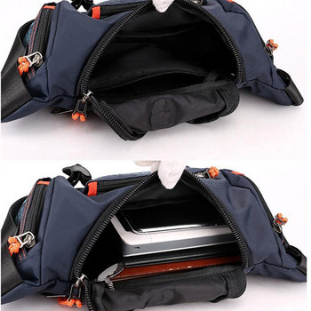 Водоустойчиви чанти за кръста Оксфорд Мъжки пояс за колан Чанти за през рамо Прашка с голям капацитет Пътнически чанти за кръста Чанти за кръст Bolso