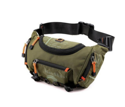 Vízálló Oxford deréktáskák Férfi Öv Fanny Pack Válltáska Nagy kapacitású Utazási Bum Sling Mellkasi Deréktáskák Bolso