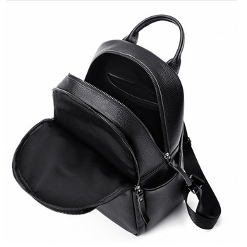 Малка раница от изкуствена кожа Дамска модна чанта за рамо Дамска раница за пътуване с голям капацитет Ученически чанти Момичета Mochila Feminina