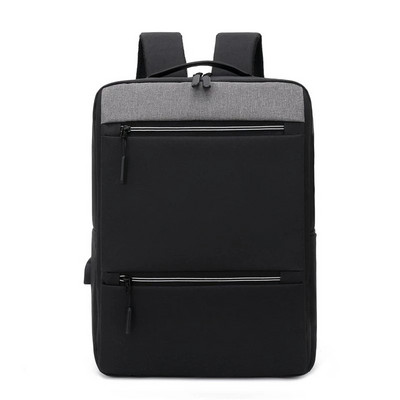 Rucsac de modă Geantă de școală multifuncțională impermeabilă pentru bărbați Rucsac pentru laptop de afaceri Rucsac de încărcare USB Rucsac Mochilas