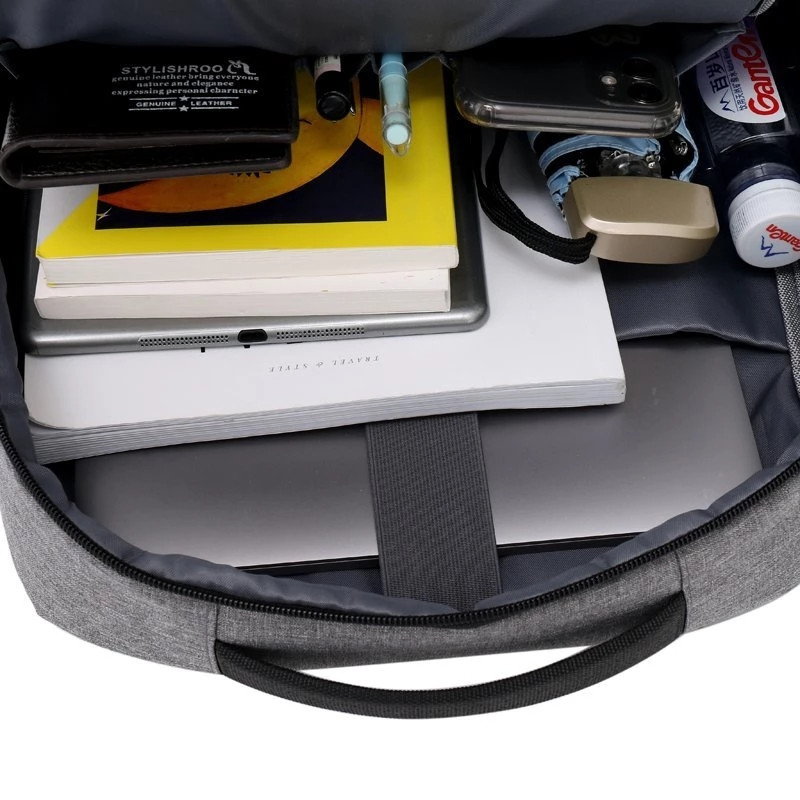 Divat hátizsák Multifunkcionális vízálló iskolatáska férfi üzleti laptop hátizsák USB töltőtáska Mochilas hátizsák