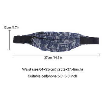 Ανδρική τσάντα ώμου χιαστί καμουφλάζ Sport Camouflage Ανδρική Αδιάβροχη τσάντα μέσης Run Γυναικεία τσάντα ζώνης Chestbag Army fan Fanny Pack