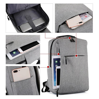 Ανδρικό σακίδιο πλάτης Πολυλειτουργική αδιάβροχη τσάντα 15,6\'\' τσάντα φορητού υπολογιστή USB φόρτισης Business σακίδιο πλάτης Αντικλεπτική σχολική τσάντα τσάντα ταξιδιού