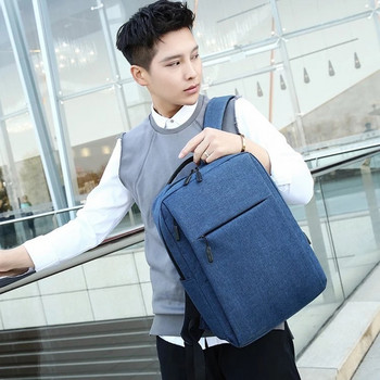 Мъжка раница Многофункционална водоустойчива чанта 15.6\'\' чанта за лаптоп USB зареждане Бизнес раница Ученическа чанта против кражба Пътна чанта